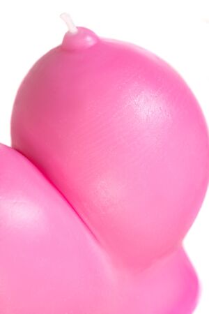 Розовая свеча «Сиськи» - 150 гр.